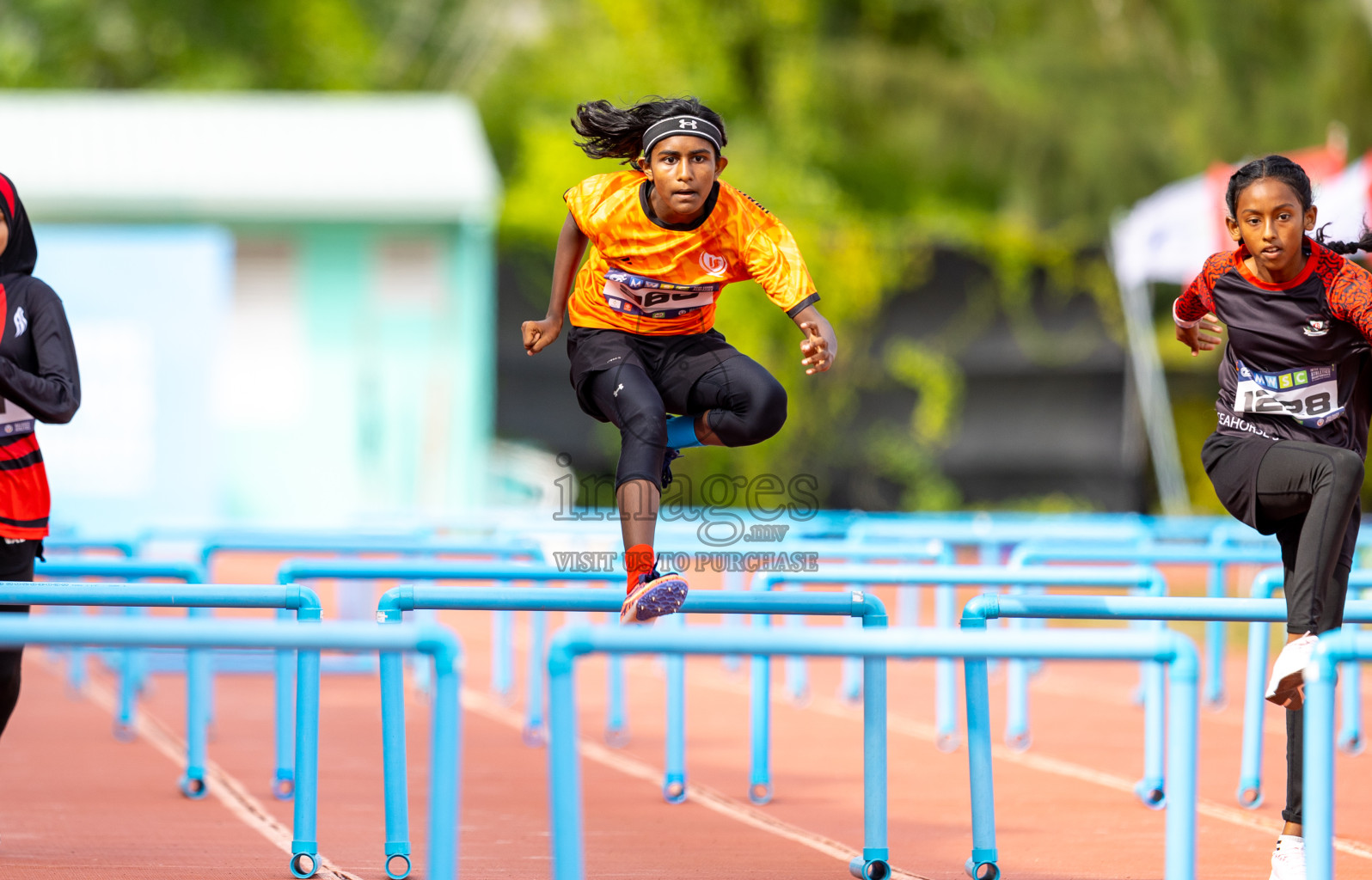 Day 2 of MWSC Interschool Athletics Championships 2024 held in Hulhumale Running Track, Hulhumale, Maldives on Sunday, 10th November 2024. Photos by: Ismail Thoriq / Images.mv