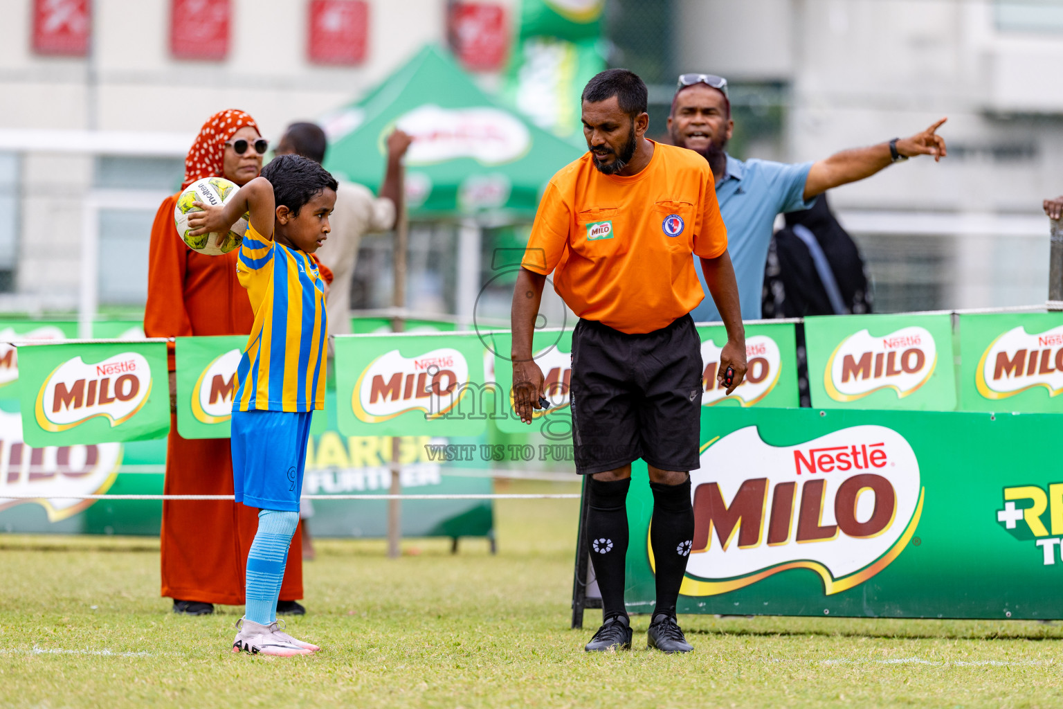 Day 1 of MILO SVAM Juniors 2025 (U-8) was held at Henveiru Stadium in Male', Maldives on Thursday, 26th June 2025. 
Photos: Hassan Simah / images.mv