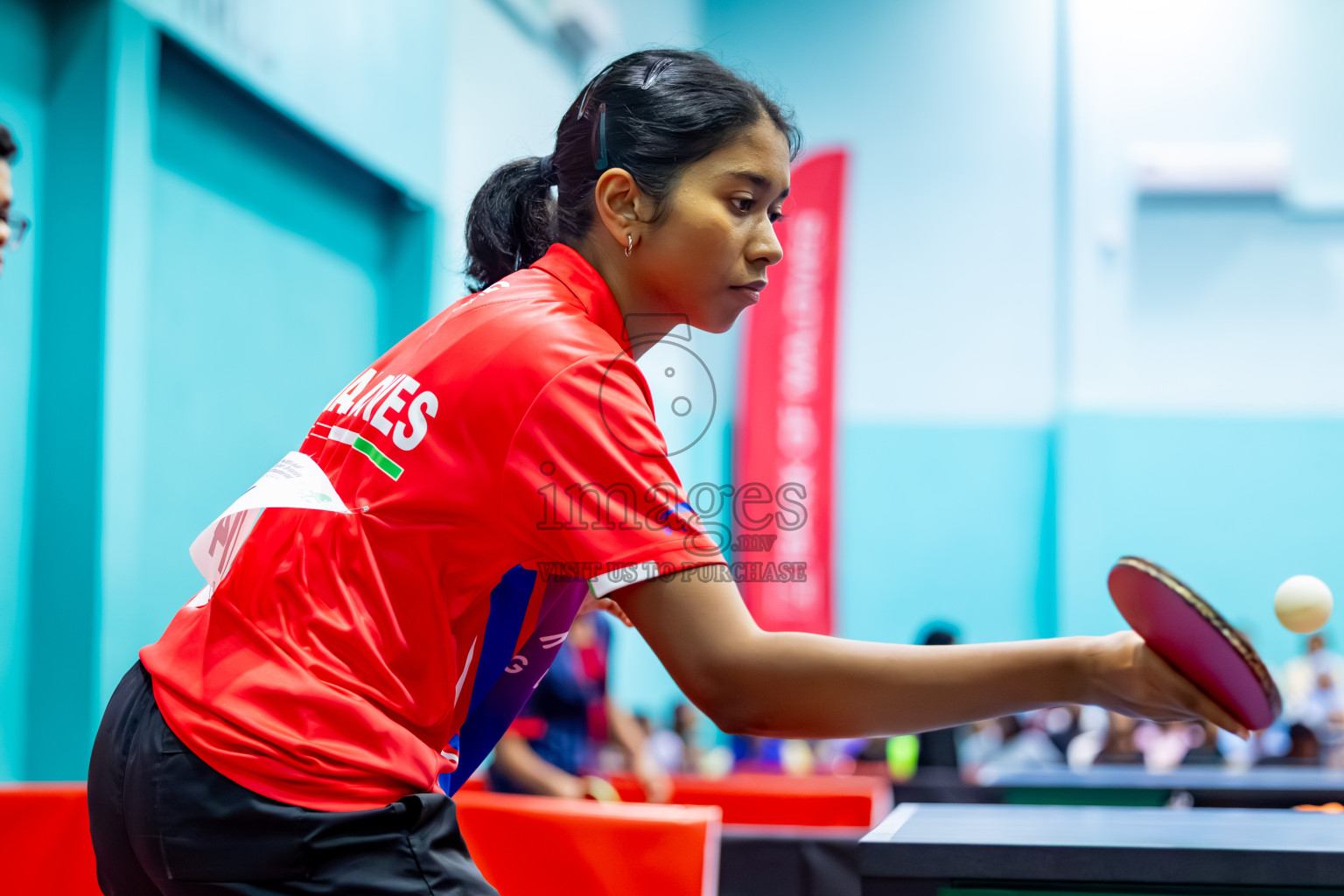 Day 2 of BML 63rd National Table Tennis Tournament 2025 was held on Tuesday, 26th August 2025 in Male' TT Hall, Male', Maldives. Photos: Nausham Waheed / images.mv