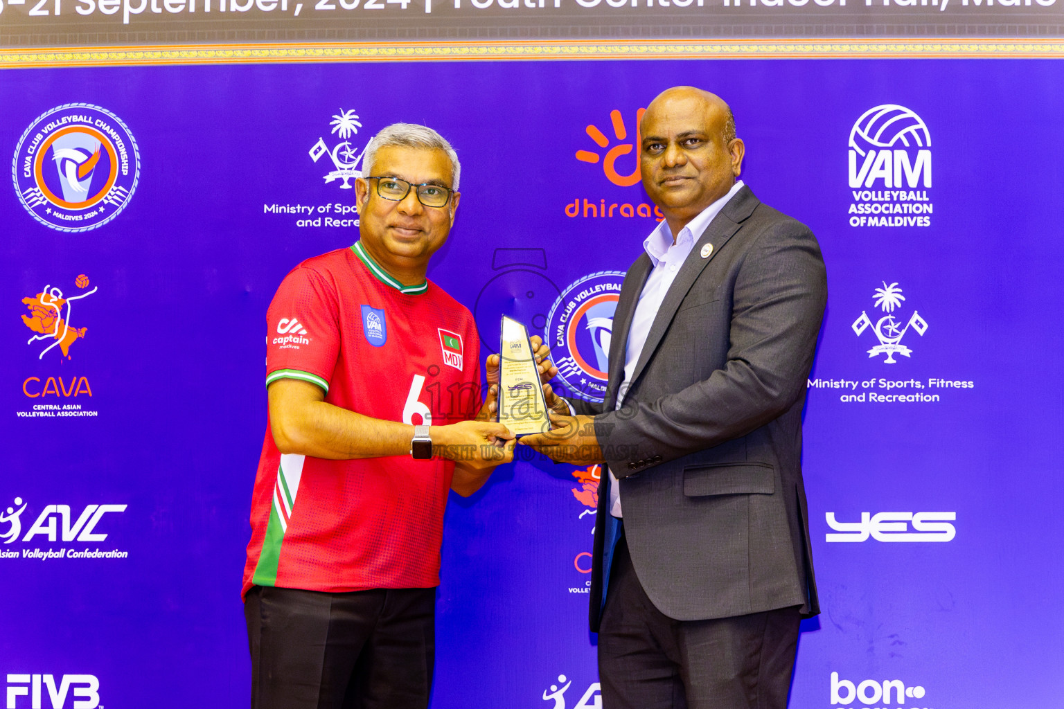 Nepal Police Club vs Humo VC in the Final of CAVA Woman's Volleyball Club Championship 2024 was held in Social Center, Male', Maldives on Saturday, 21st September 2024. Photos: Nausham Waheed / images.mv