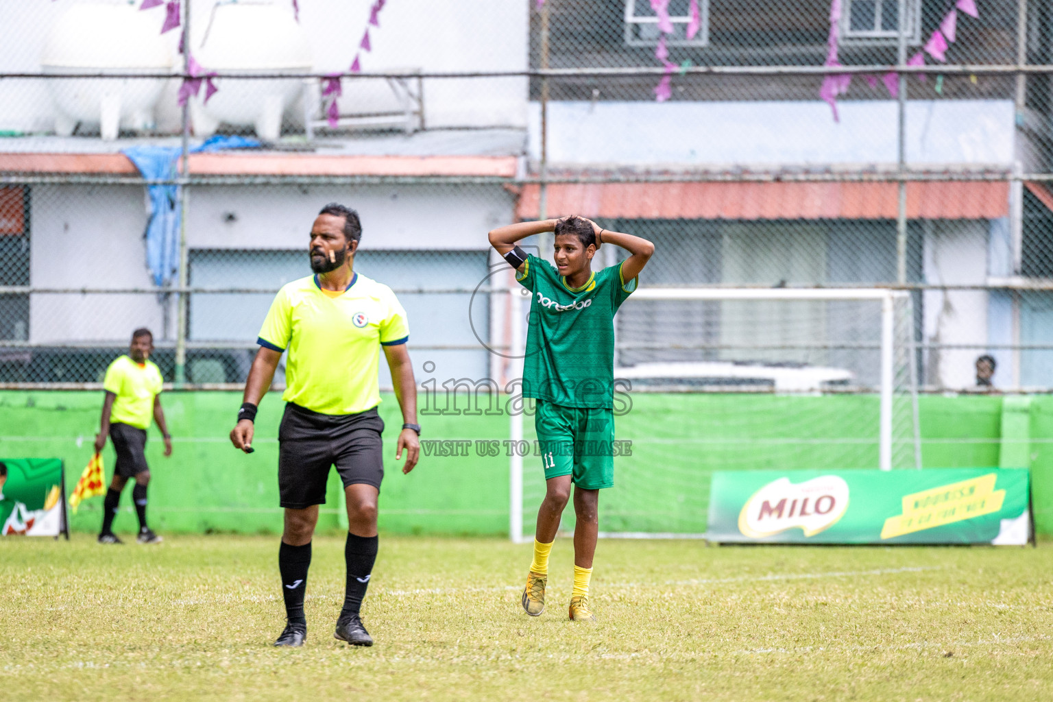 Day 4 of MILO Academy Championship 2024 (U-14) was held in Henveyru Stadium, Male', Maldives on Sunday, 3rd November 2024.
Photos: Ismail Thoriq /  Images.mv