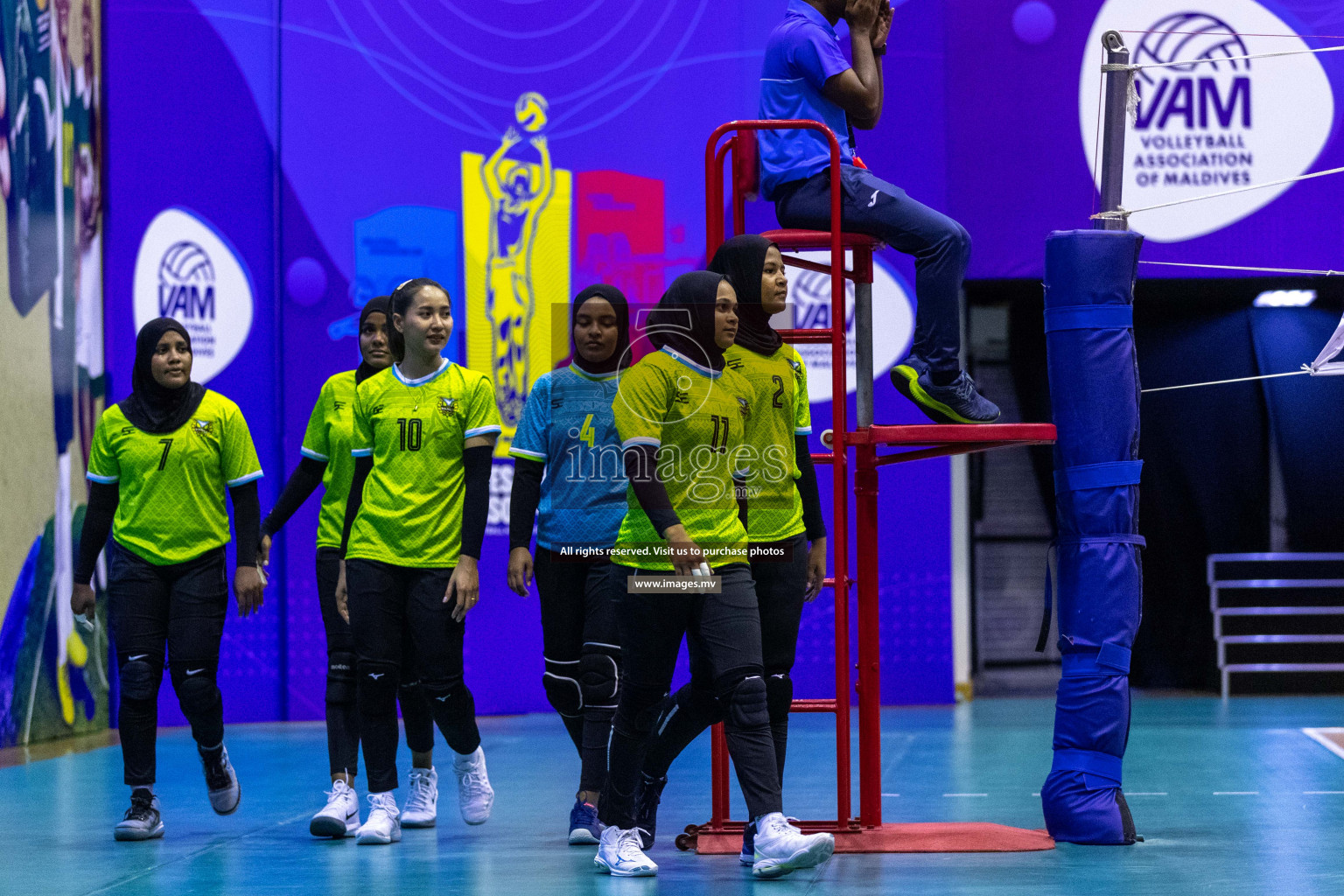 Volleyball Association Cup 2022-Women's Division-Match Day 5 was held in Male', Maldives on Friday, 27th May 2022 at Social Center Indoor Hall Photos By: Ismail Thoriq/images.mv