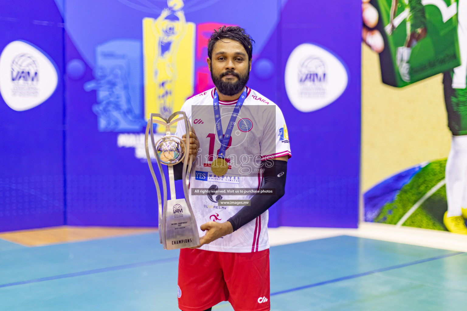 Sports Club City vs Dhivehi Sifainge Club in the Finals of National Volleyball Tournament 2022 on Thursday, 07th July 2022, held in Social Center, Male', Maldives