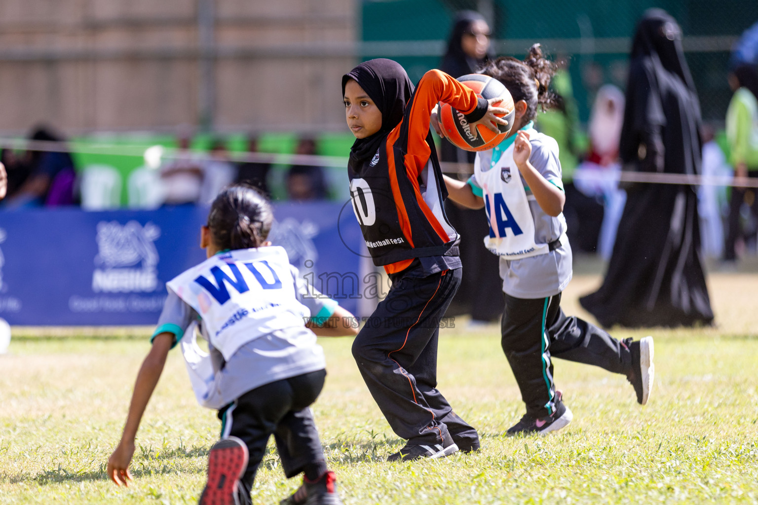 Day 3 of Nestle' Kids Netball Fiesta 2023 held in Henveyru Stadium, Male', Maldives on Saturday, 2nd December 2023. Photos by Nausham Waheed / Images.mv