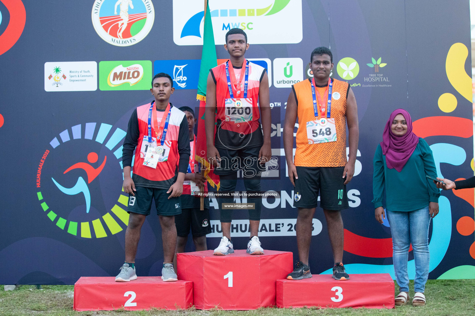 Day five of Inter School Athletics Championship 2023 was held at Hulhumale' Running Track at Hulhumale', Maldives on Wednesday, 18th May 2023. Photos: Nausham Waheed / images.mv