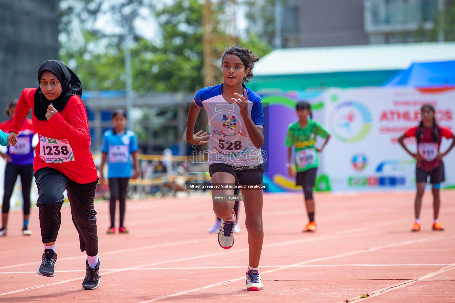 Day two of Inter School Athletics Championship 2023 was held at Hulhumale' Running Track at Hulhumale', Maldives on Sunday, 15th May 2023. Photos: Nausham Waheed / images.mv