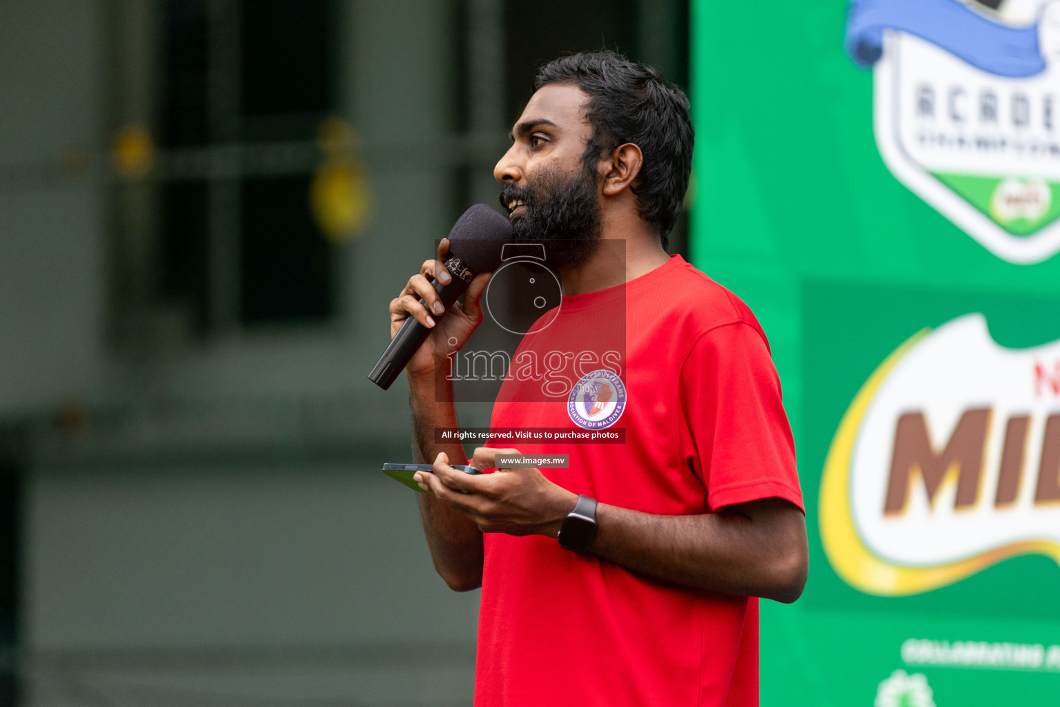 Day 2 of MILO Academy Championship 2023 (u14) was held in Henveyru Stadium Male', Maldives on 4th November 2023. Photos: Nausham Waheed / images.mv