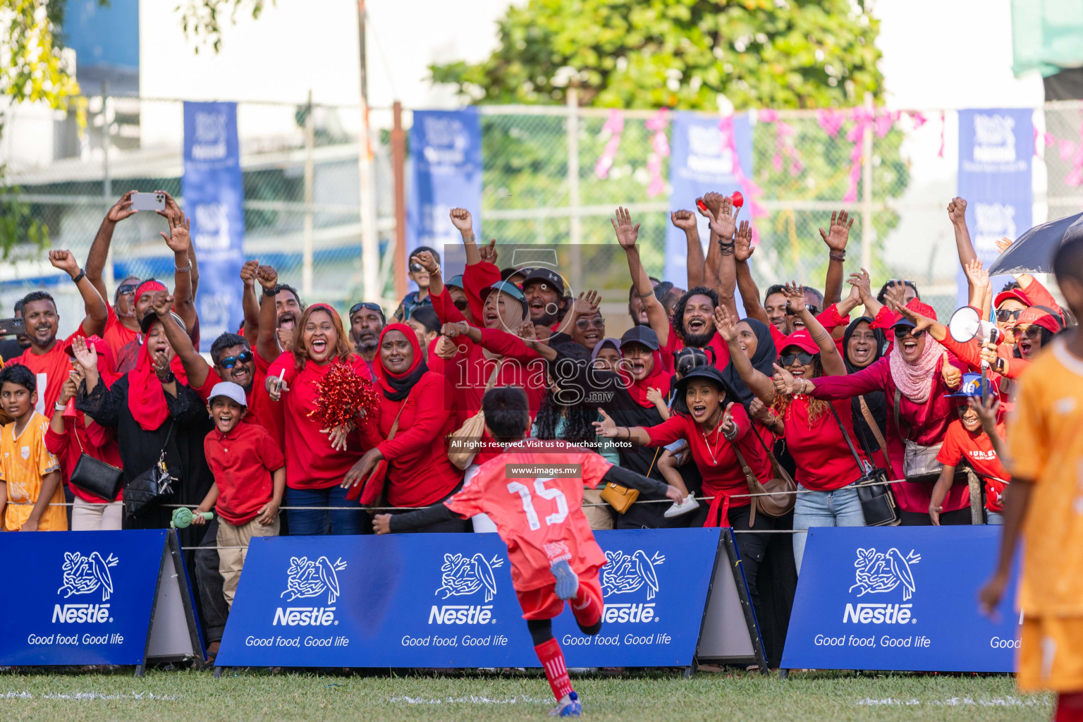 Day 4 of Nestle Kids Football Fiesta, held in Henveyru Football Stadium, Male', Maldives on Saturday, 14th October 2023
Photos: Ismail Thoriq / images.mv