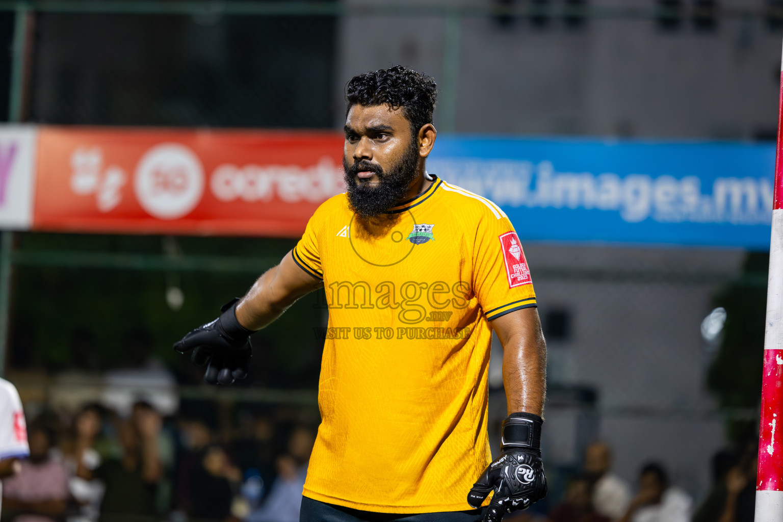 GA Dhaandhoo vs GA Gemanafushi in Day 14 of Golden Futsal Challenge 2025 was held on Saturday, 18th January 2025, in Hulhumale', Maldives. Photos: Ismail Thoriq / images.mv