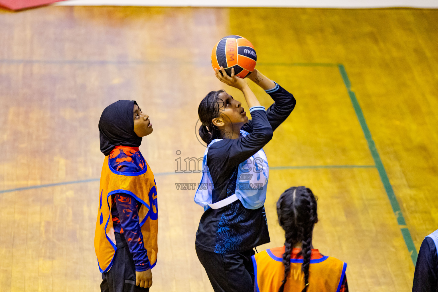 Day 2 of 25th Inter-School Netball Tournament was held in Social Center at Male', Maldives on Saturday, 10th August 2024. Photos: Nausham Waheed / images.mv