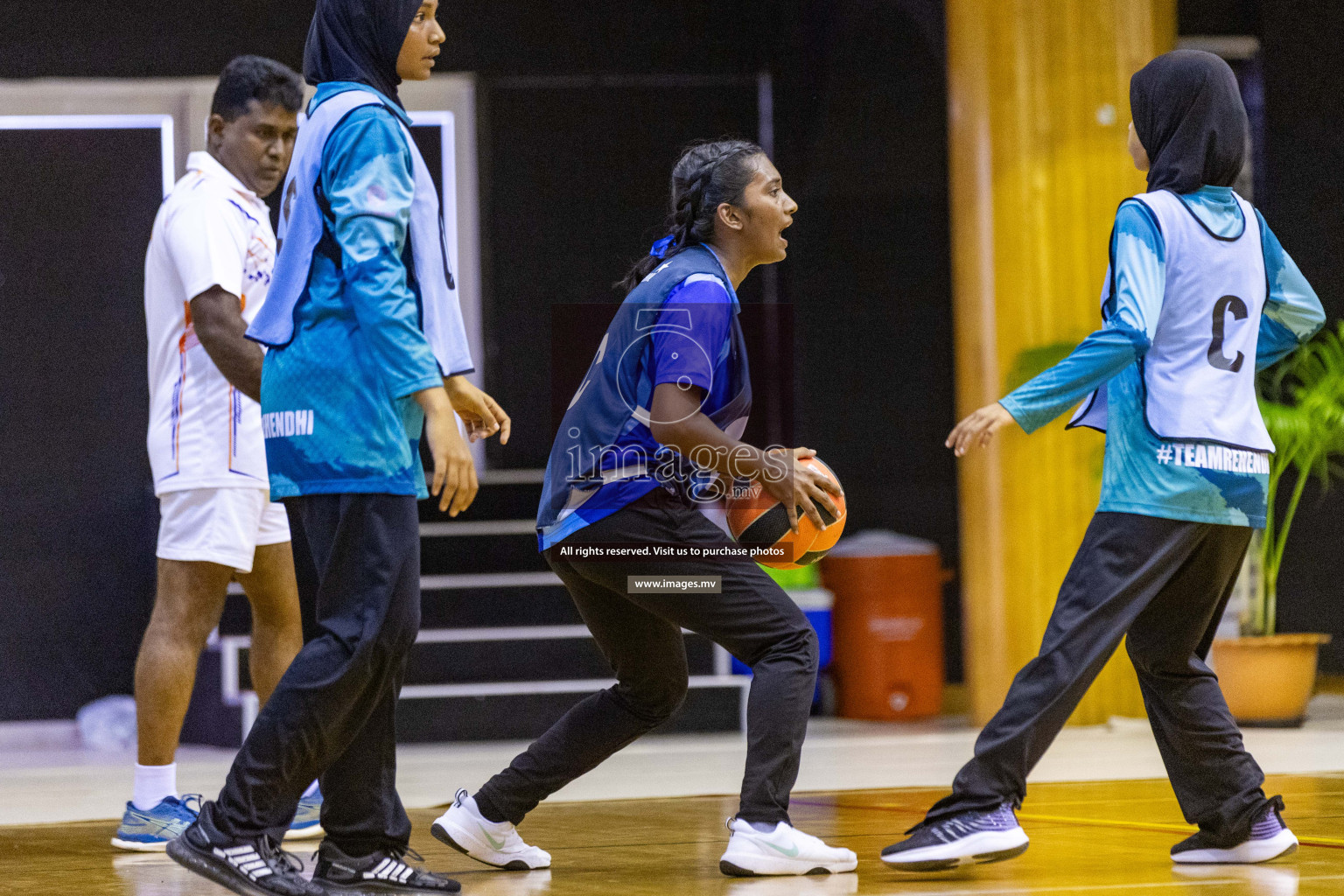 Day7 of 24th Interschool Netball Tournament 2023 was held in Social Center, Male', Maldives on 2nd November 2023. Photos: Nausham Waheed / images.mv