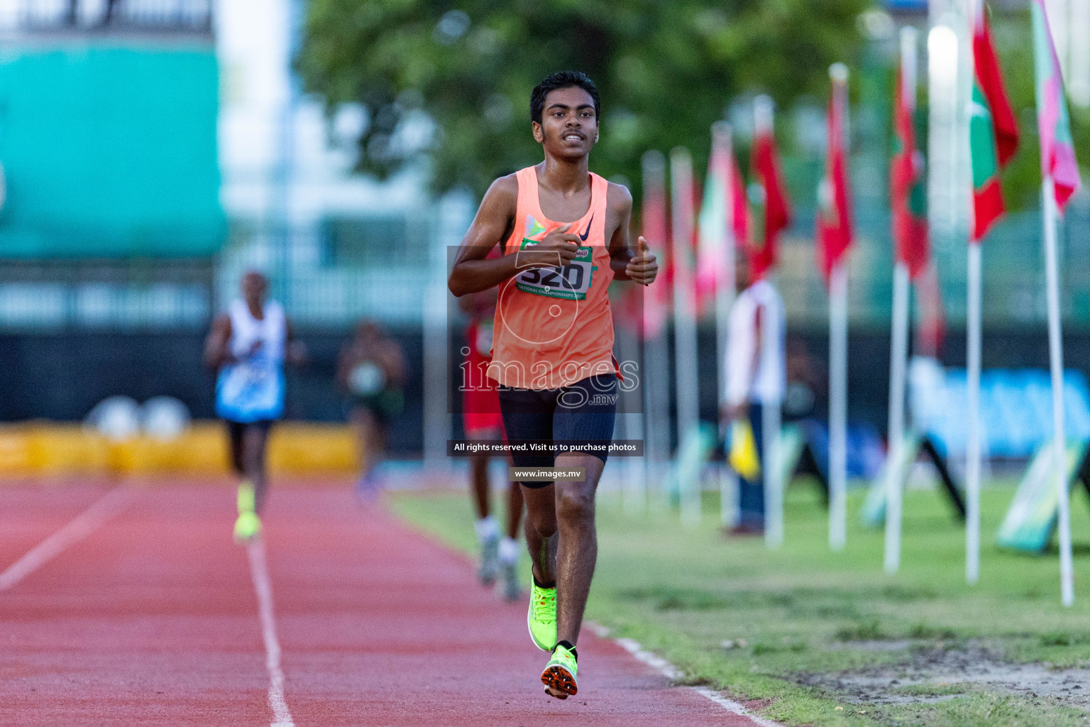 Day 1 of National Athletics Championship 2023 was held in Ekuveni Track at Male', Maldives on Thursday 23rd November 2023. Photos: Nausham Waheed / images.mv