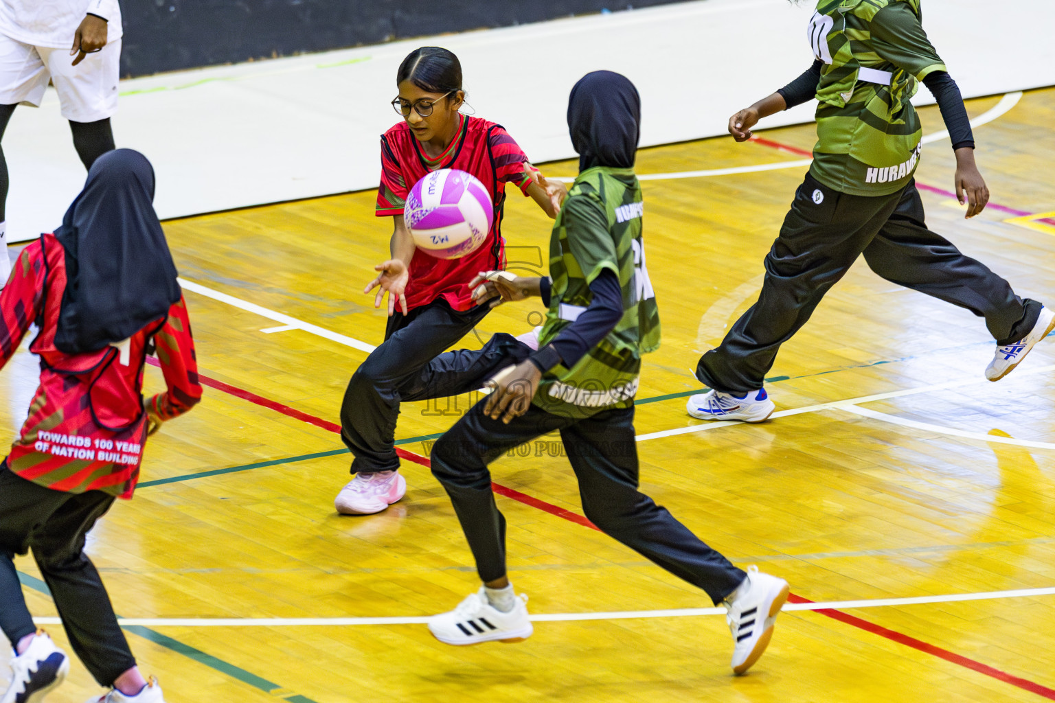 Day 1 of Inter-School Netball Tournament 2025 was held in Social Center Indoor Hall on Saturday, 18th October 2025. Photos: Areef Adam / images.mv