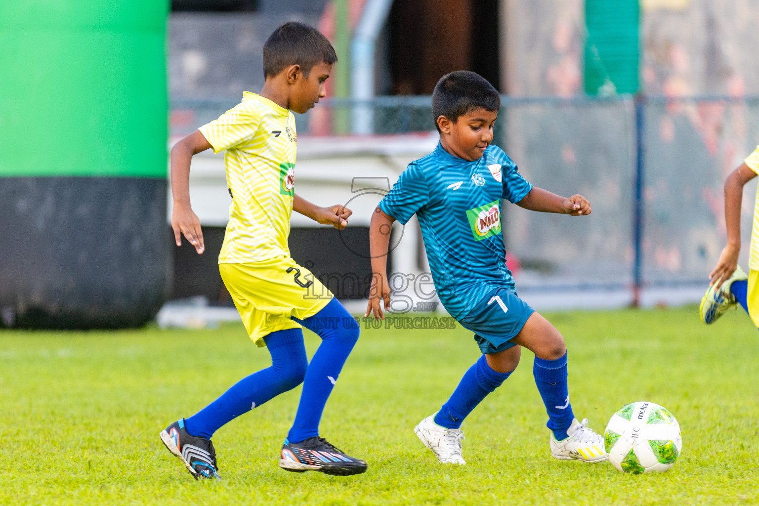 Day 2 of MILO Kids Football Fiesta was held at National Stadium in Male', Maldives on Saturday, 24th February 2024.