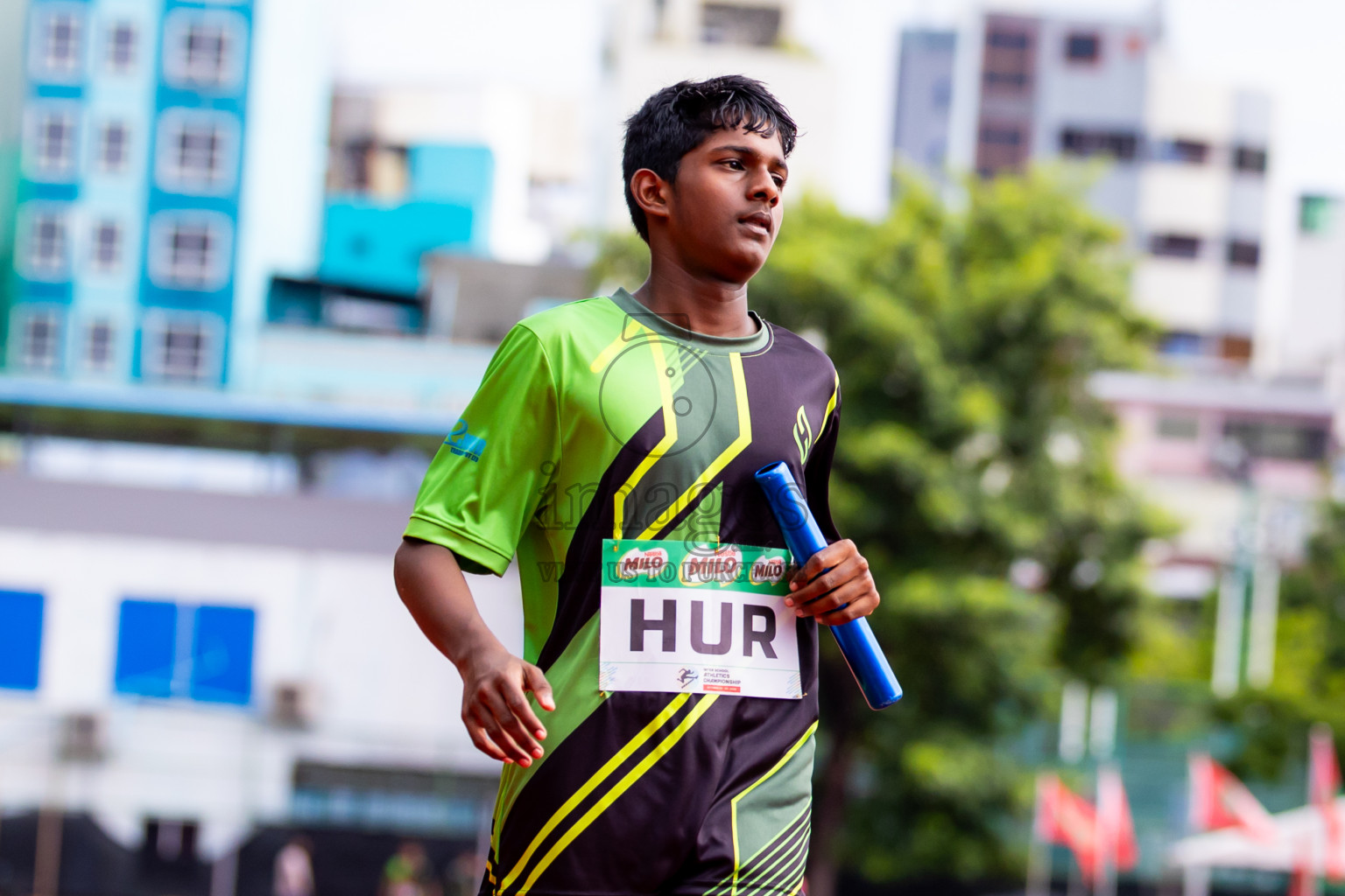 Day 6 of Inter-school Athletics Championship 2025 held in Ekuveni Synthetic Track, Male', Maldives on Sunday, 12th October 2025. Photos by: Nausham Waheed / Images.mv