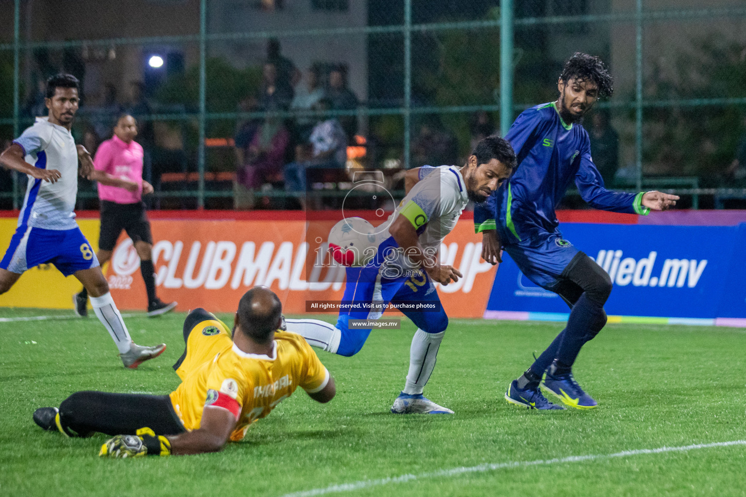 Club Immigration vs Muleeaage RC in Club Maldives Cup 2022 was held in Hulhumale', Maldives on Sunday, 16th October 2022. Photos: Hassan Simah/ images.mv