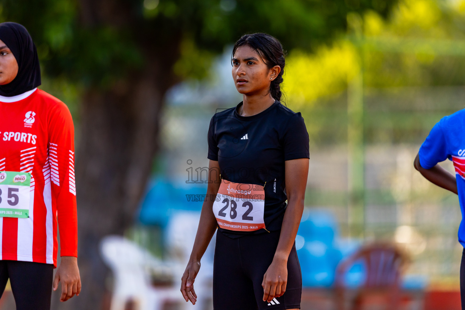 Day 3 of National Athletics Championship 2025 was held at Ekuveni Running Ground in Male', Maldives on Saturday, 16th August 2025. Photos: Nausham Waheed / images.mv