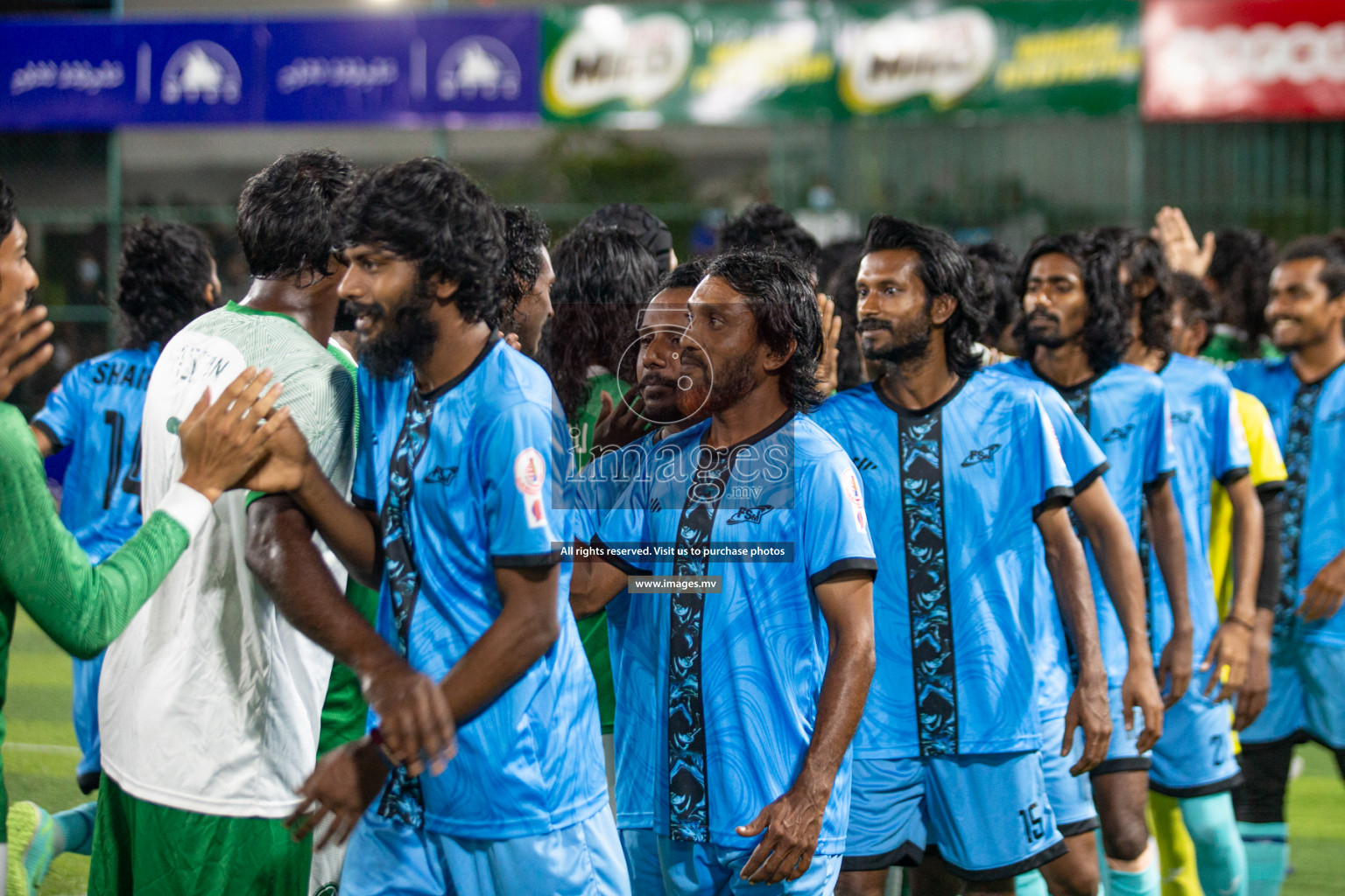 Team FSM vs Club HDC in the Quarter Finals of Club Maldives 2021 held at Hulhumale;, on 12th December 2021 Photos: Nasam / images.mv