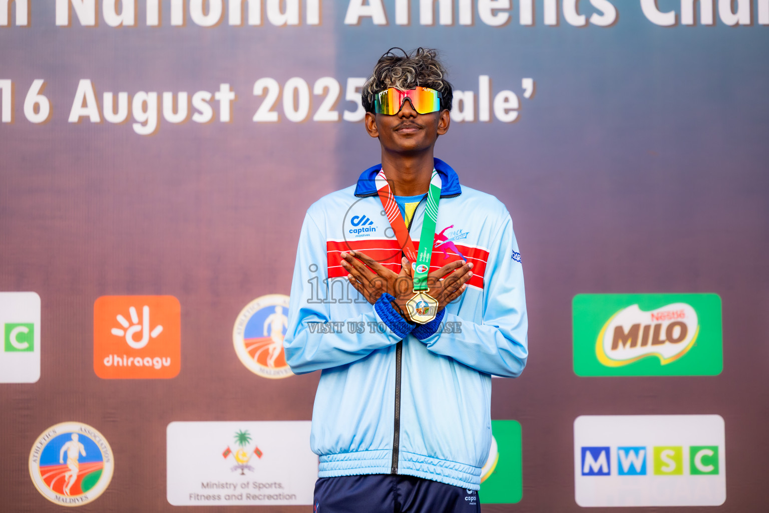 Day 1 of National Athletics Championship 2025 was held at Ekuveni Running Ground in Male', Maldives on Thursday, 14th August 2025. Photos: Nausham Waheed / images.mv