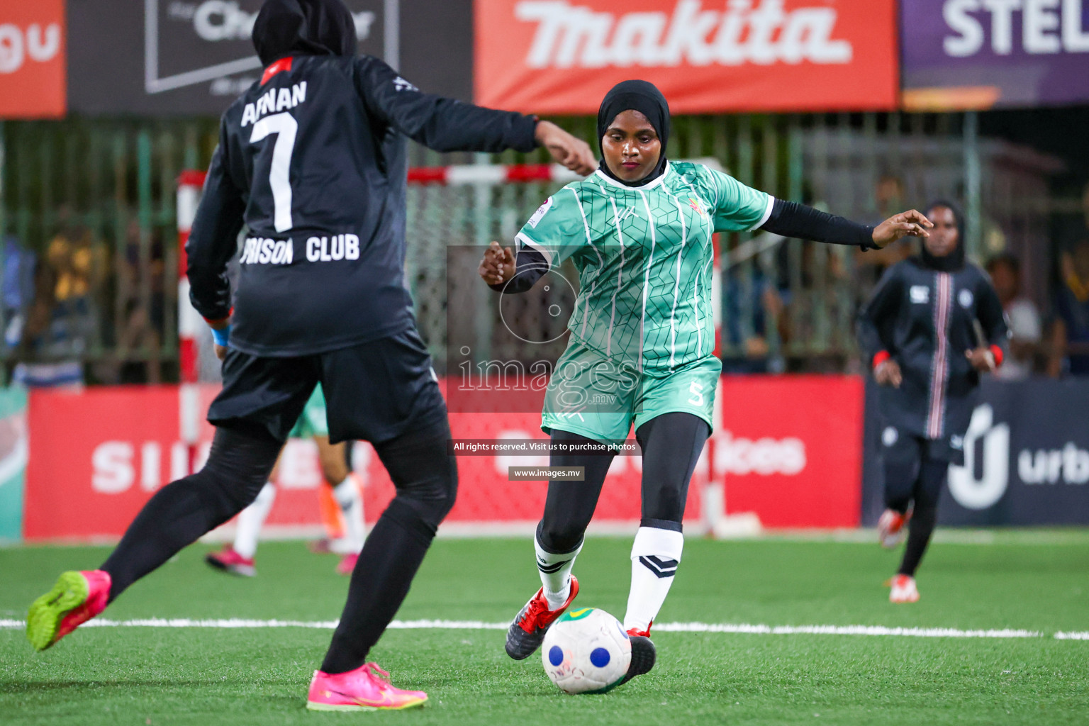 Prison Club vs Club MYS in 18/30 Futsal Fiesta Classic 2023 held in Hulhumale, Maldives, on Friday, 21st July 2023 Photos: Nausham Waheed / images.mv