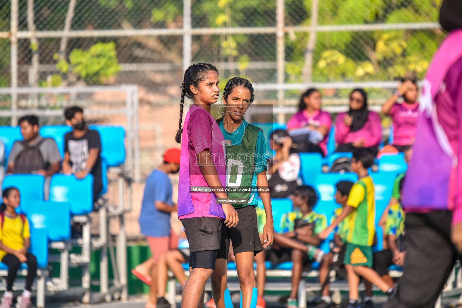 Day 11 of Junior Netball Championship 2022 held in Male', Maldives. Photos by Nausham Waheed