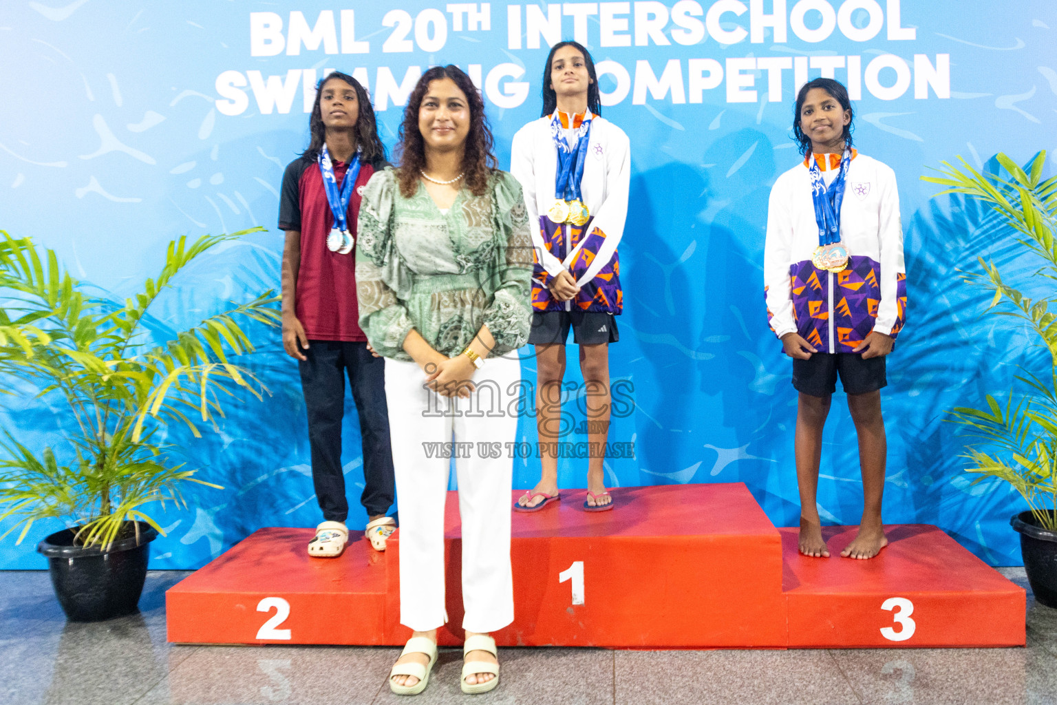 Day 4 of 20th Inter-school Swimming Competition 2024 held in Hulhumale', Maldives on Tuesday, 15th October 2024. Photos: Ismail Thoriq / images.mv