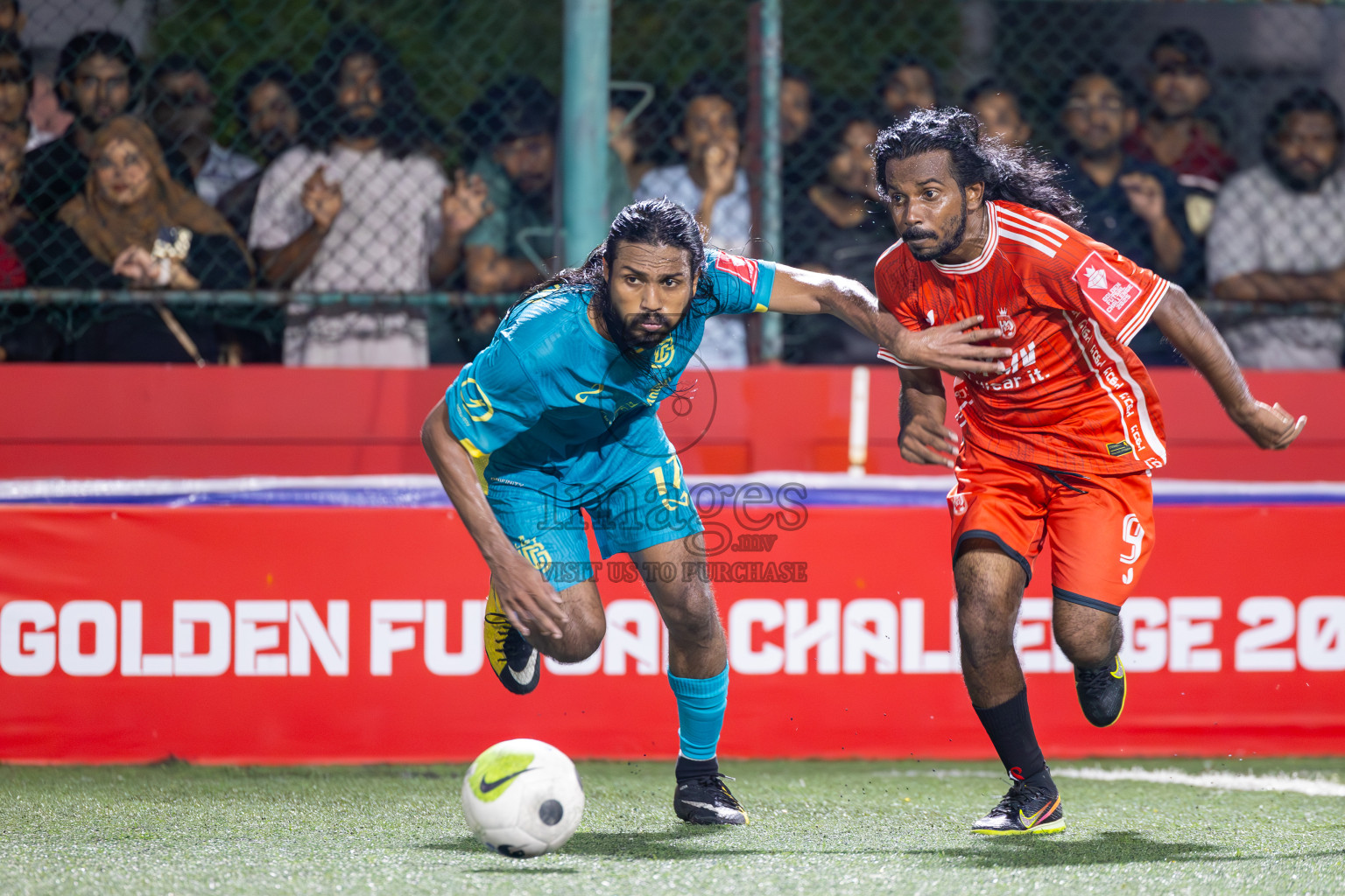 L Maavah VS L Gan in Day 8 of Golden Futsal Challenge 2025 was held on Sunday, 12th January 2025, in Hulhumale', Maldives
Photos: Ismail Thoriq / images.mv