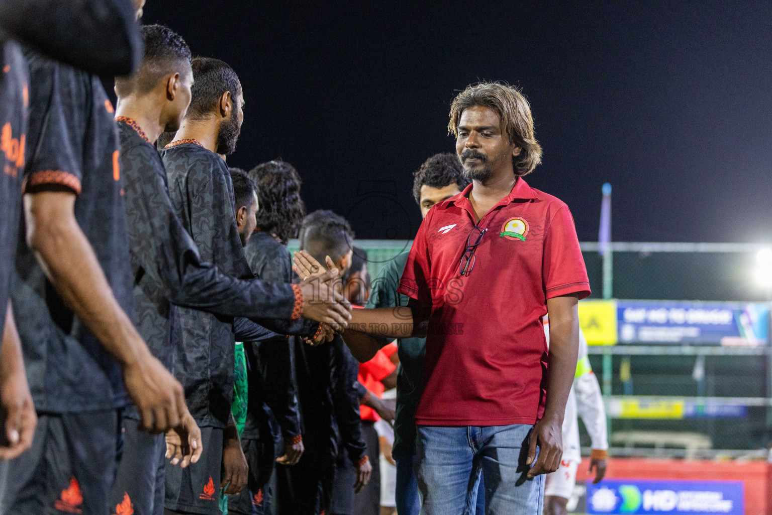 L Isdhoo vs L Mundoo in Day 20 of Golden Futsal Challenge 2024 was held on Saturday , 3rd February 2024 in Hulhumale', Maldives Photos: Nausham Waheed / images.mv