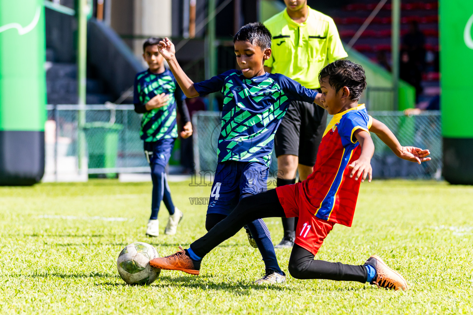 Day 1 of Under 10 MILO Academy Championship 2024 was held at National Stadium in Male', Maldives on Friday, 26th April 2024. Photos: Nausham Waheed / images.mv