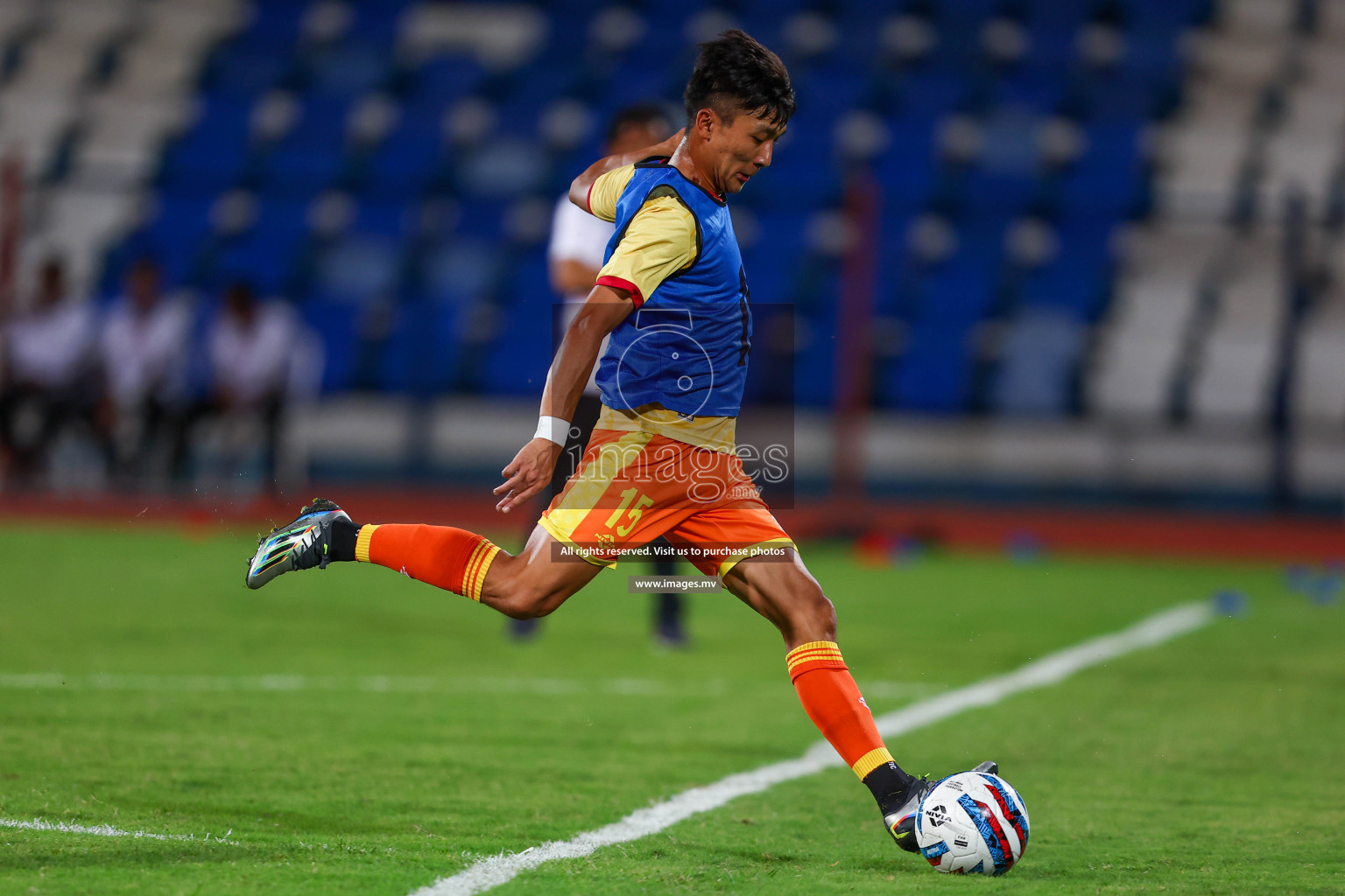 Bhutan vs Lebanon in SAFF Championship 2023 held in Sree Kanteerava Stadium, Bengaluru, India, on Sunday, 25th June 2023. Photos: Nausham Waheed / images.mv