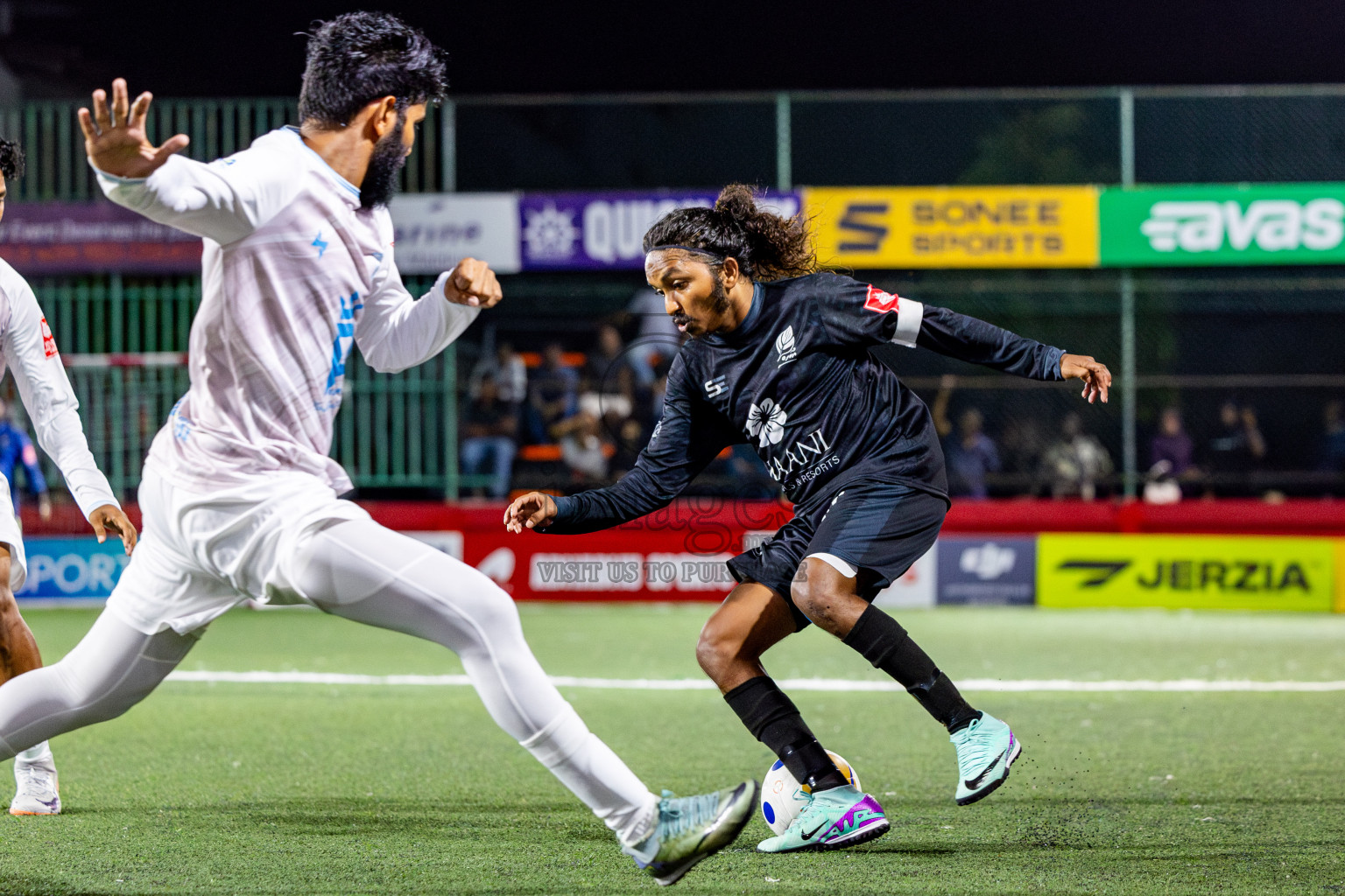AA Thoddoo vs AA Ukulhas in Day 11 of Golden Futsal Challenge 2025 was held on Wednesday, 15th January 2025, in Hulhumale', Maldives Photos: Nausham Waheed / images.mv