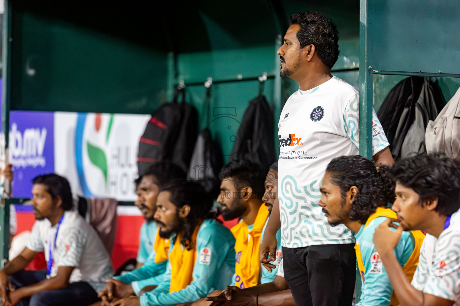 TEAM FSM vs CLUB TTS in Club Maldives Cup 2024 held in Rehendi Futsal Ground, Hulhumale', Maldives on Tuesday, 1st October 2024. Photos: Hassan Simah / images.mv