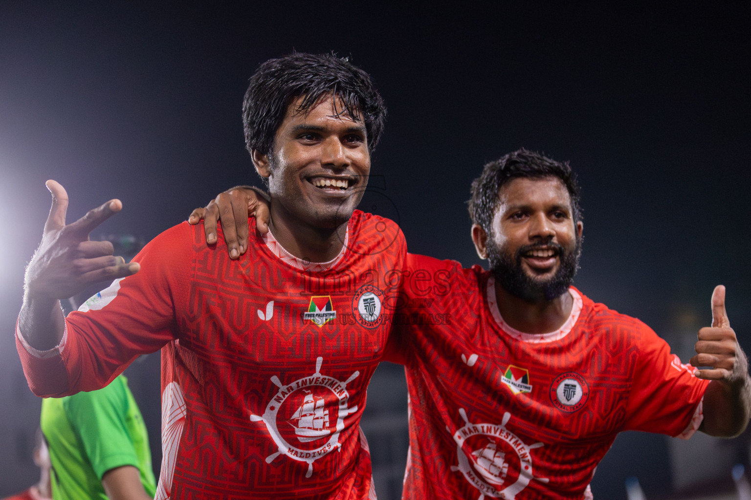 Ha. Maarandhoo vs Ha. Hoarafushi in Day 13 of Golden Futsal Challenge 2024 was held on Saturday, 27th January 2024, in Hulhumale', Maldives Photos: Mohamed Mahfooz Moosa / images.mv