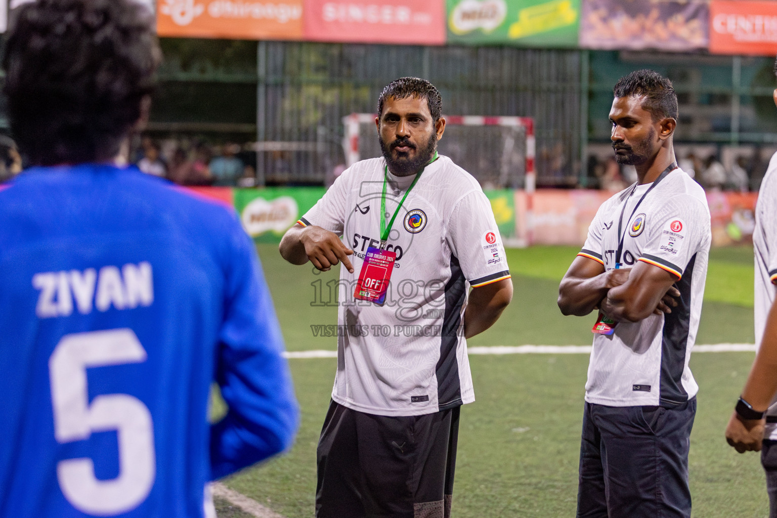 STELCO RC vs Customs RC in Club Maldives Cup 2024 held in Rehendi Futsal Ground, Hulhumale', Maldives on Tuesday, 24th September 2024. 
Photos: Hassan Simah / images.mv