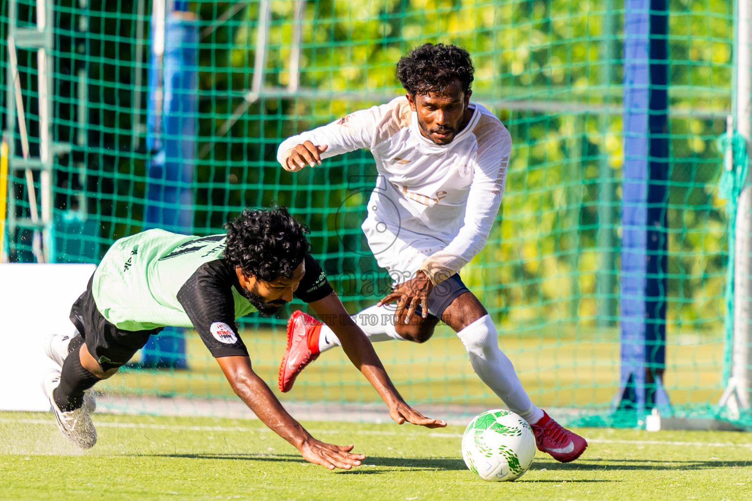 Conrad vs Barcelo in Day 1 of Resort League 2025 (Ari Zone) was held on Friday, 20th June 2025 in Conrad Maldives Rangali Island, Alif Dhaalu Atoll, Maldives. Photos: Nausham Waheed / images.mv
