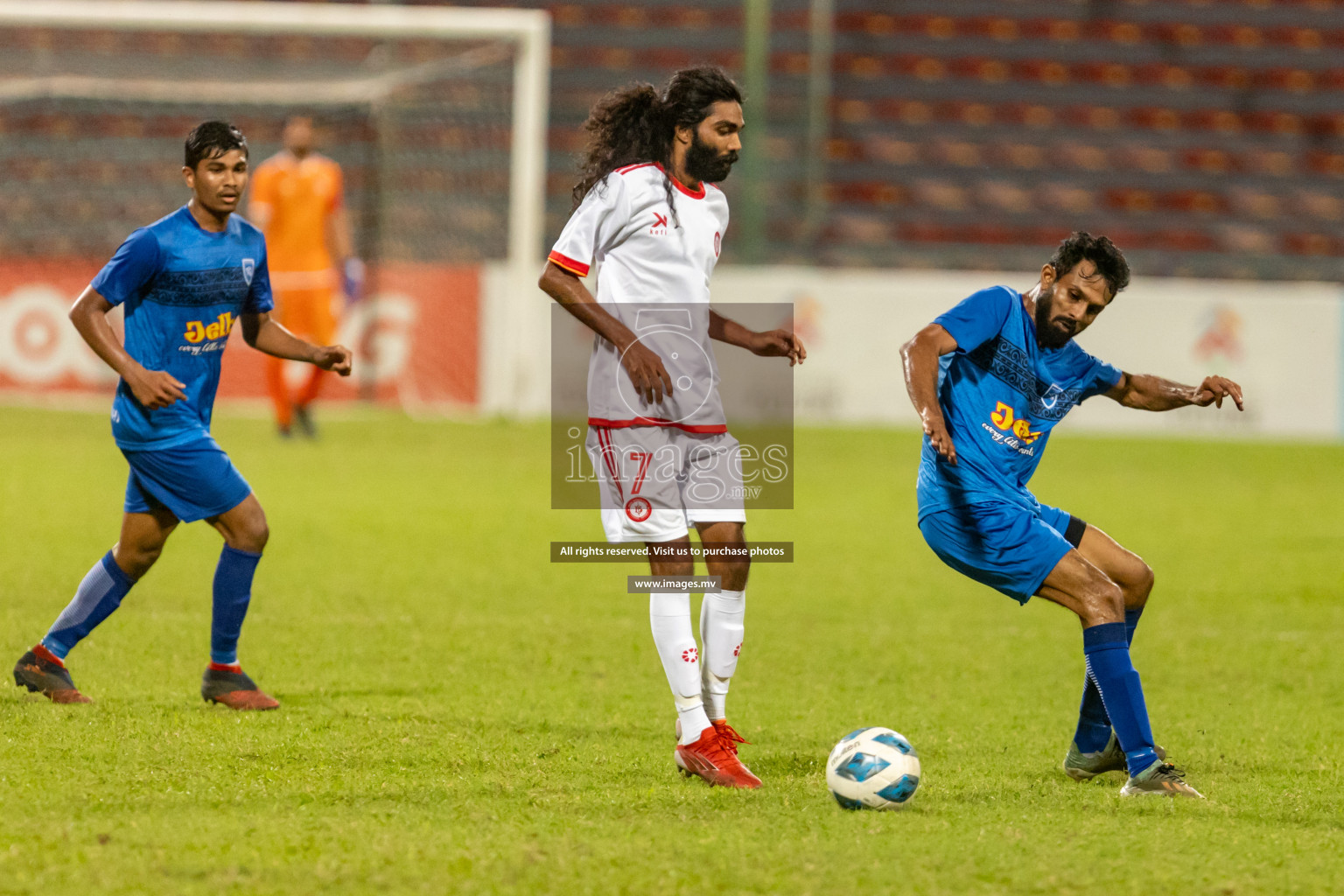 Kuda Henveiru United vs Buru Sports Club in 2nd Division 2022 on 14th July 2022, held in National Football Stadium, Male', Maldives Photos: Hassan Simah / Images.mv