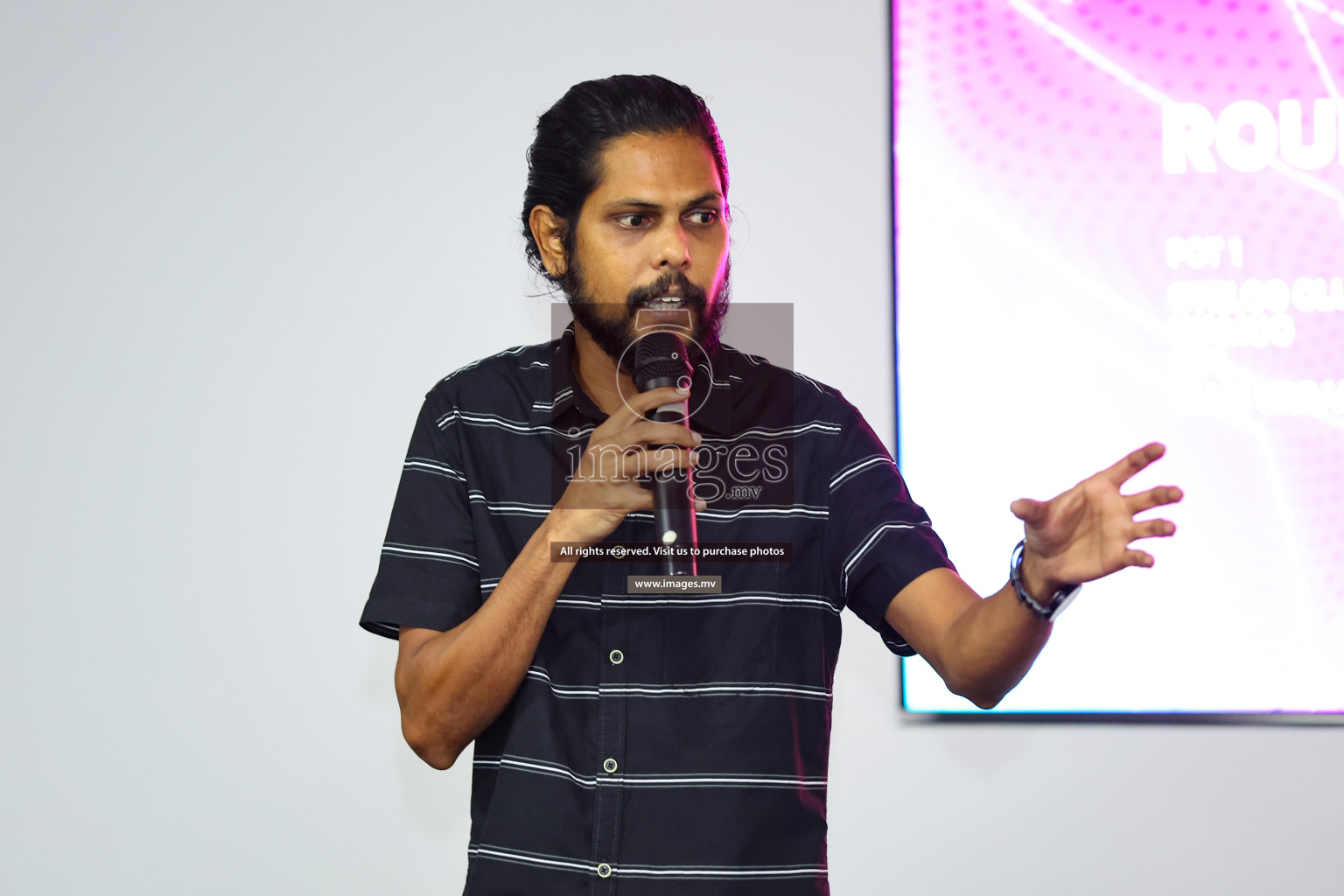 Round of 16 Draw of Club Maldives 2023 held in Boalhage Male, Maldives, on Monday, 31st July 2023 Photos: Nausham Waheed / images.mv