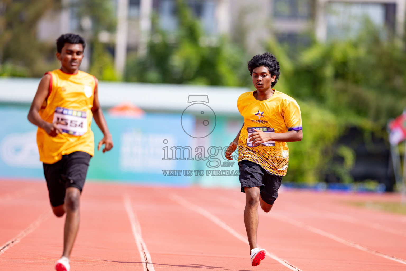 Day 3 of MWSC Interschool Athletics Championships 2024 held in Hulhumale Running Track, Hulhumale, Maldives on Monday, 11th November 2024. 
Photos by: Hassan Simah / Images.mv