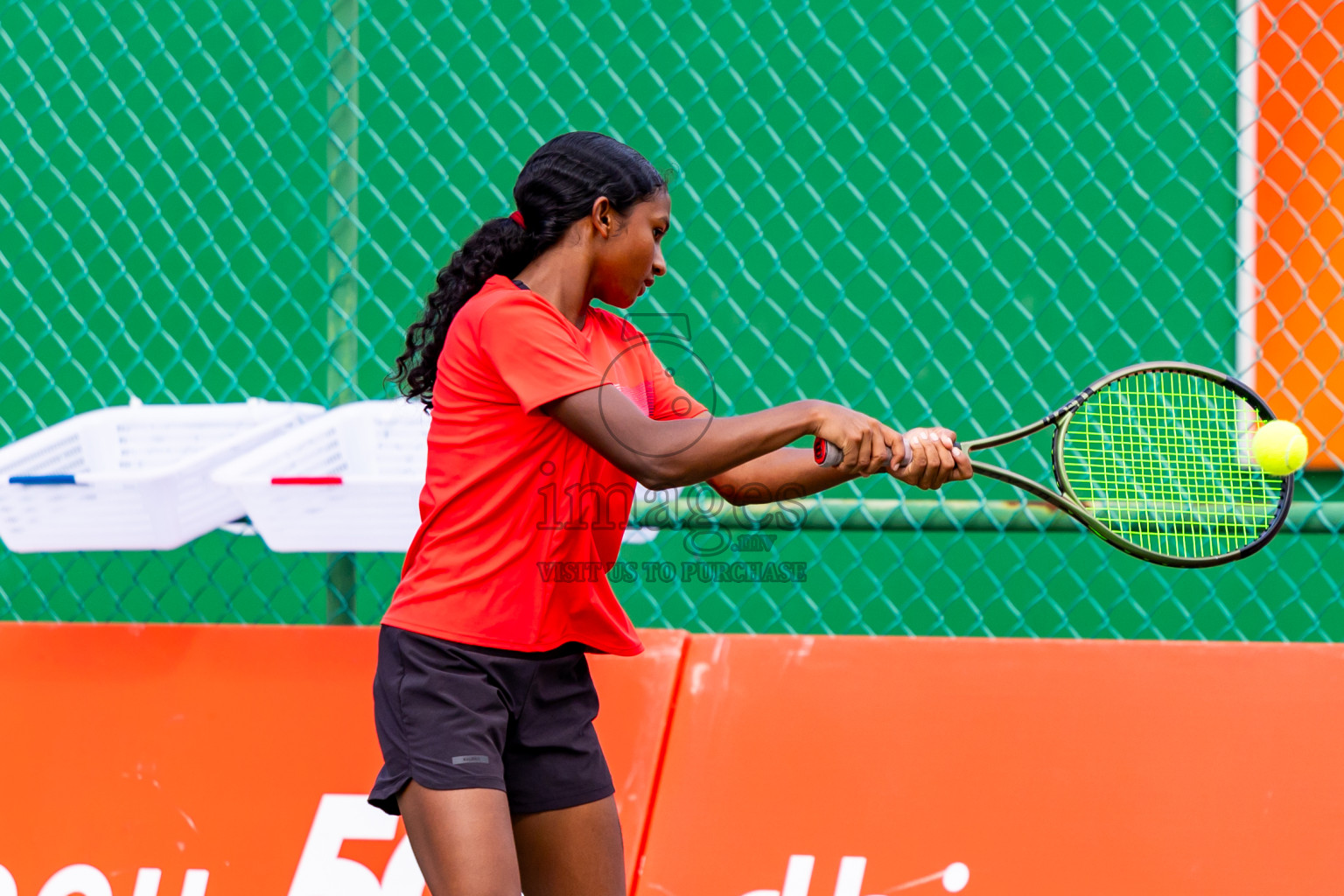 Day 9 of ATF Maldives Junior Open Tennis was held in Male' Tennis Court, Male', Maldives on Friday, 20th December 2024. Photos: Nausham Waheed/ images.mv