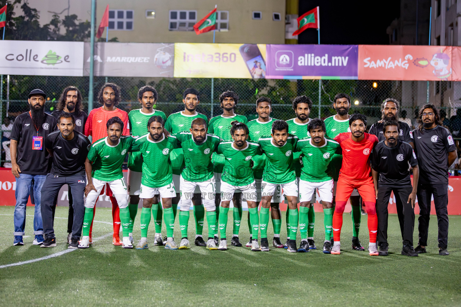 CLUB HDC vs CLUB FEN in Club Maldives Cup 2024 held in Rehendi Futsal Ground, Hulhumale', Maldives on Monday, 23rd September 2024. 
Photos: Mohamed Mahfooz Moosa / images.mv