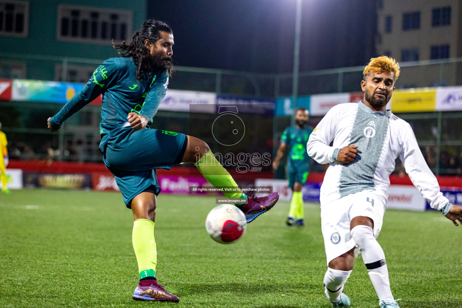 Th. Buruni vs Th. Thimarafushi in Day 6 of Golden Futsal Challenge 2023 on 10 February 2023 in Hulhumale, Male, Maldives