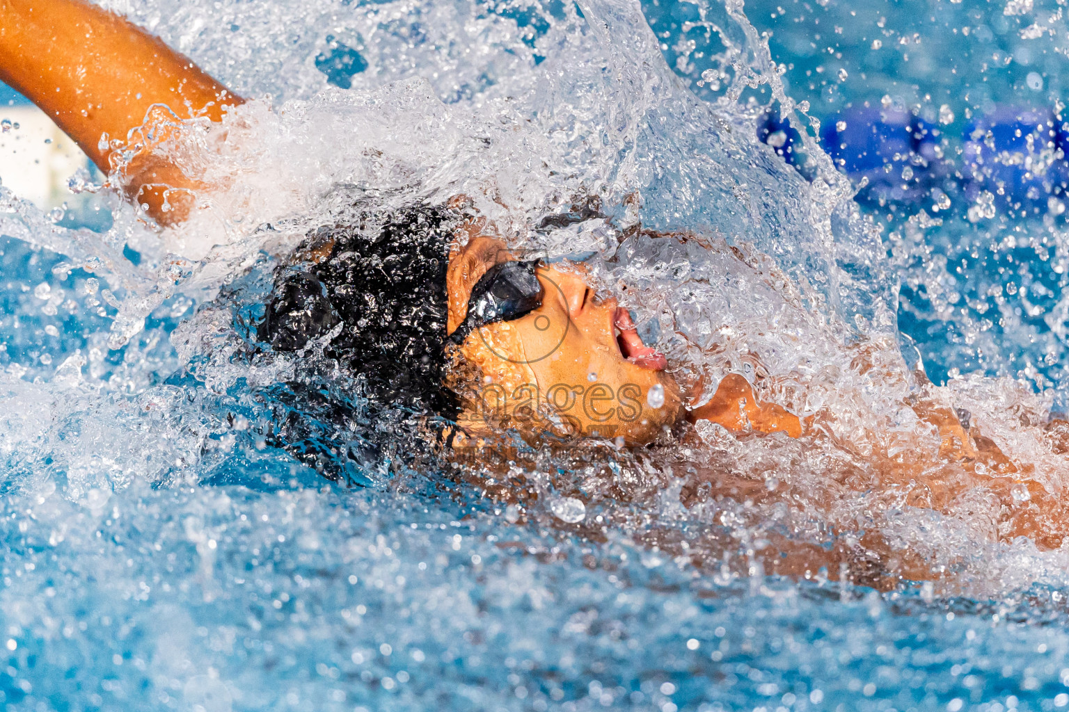 Day 5 of 1st National Short Course Swimming Competition held in Hulhumale', Maldives on Wednesday, 18th June 2025. Photos: Nausham Waheed / images.mv