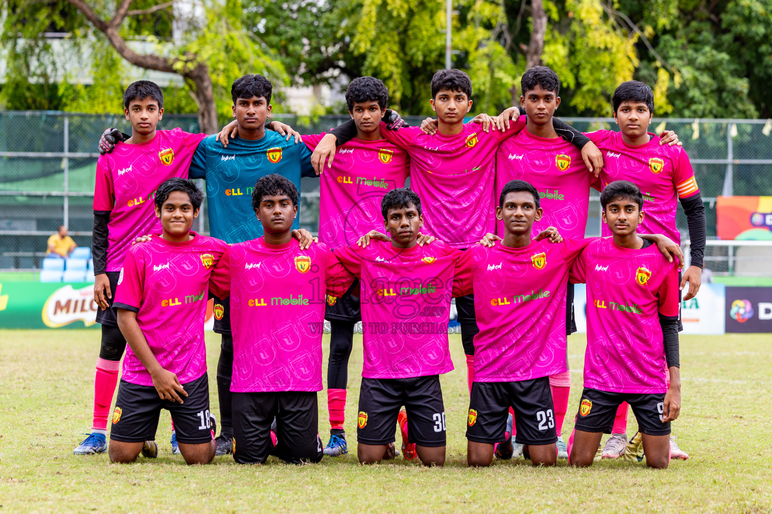 Club Eagles vs United Victory (U14) in Day 11 of Dhivehi Youth League 2024 held at Henveiru Stadium on Tuesday, 17th December 2024. Photos: Nausham Waheed / Images.mv