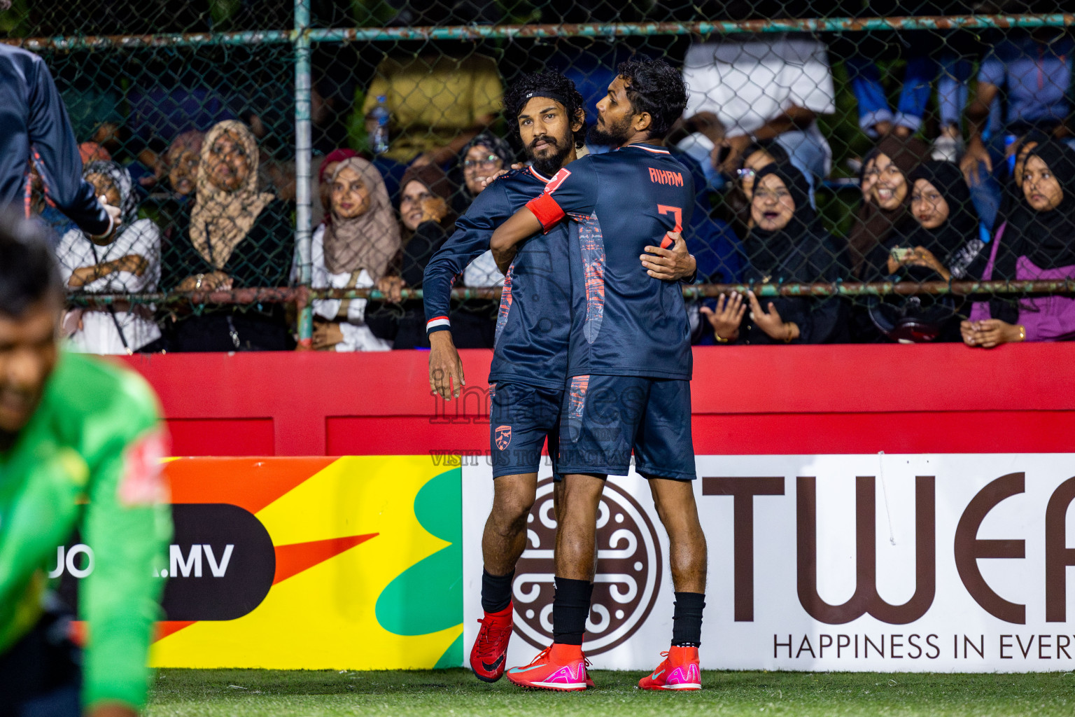 R Inguraidhoo vs Sh Kanditheem in zone round on Day 29 of Golden Futsal Challenge 2025 was held on Sunday , 2nd February 2025, in Hulhumale', Maldives. Photos: Nausham Waheed / images.mv
