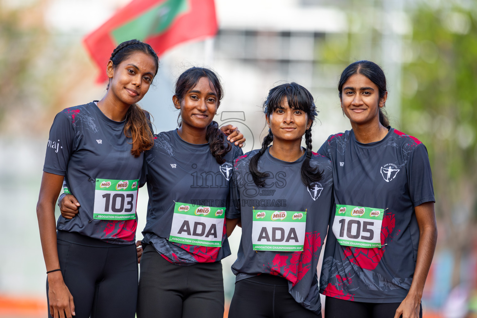 Day 2 of 12th Milo Association Championships was held in Ekuveni Track at Male', Maldives on Friday, 25th April 2025. Photos: Ismail Thoriq / images.mv
