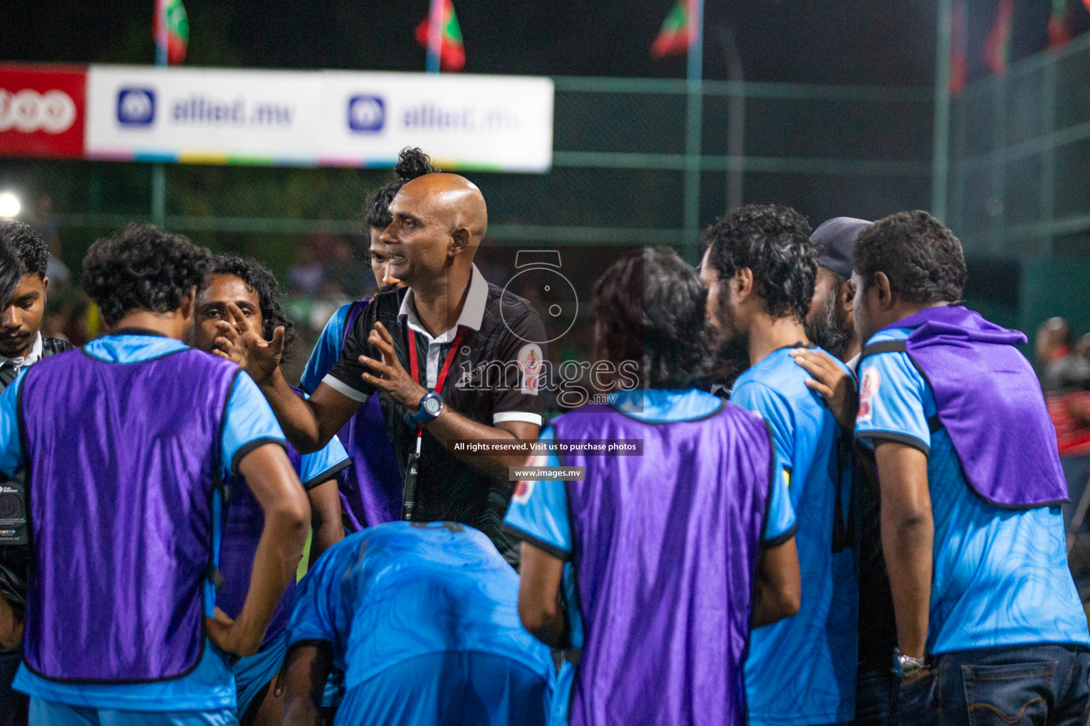 Team FSM vs Club HDC in the Quarter Finals of Club Maldives 2021 held at Hulhumale;, on 12th December 2021 Photos: Nasam / images.mv