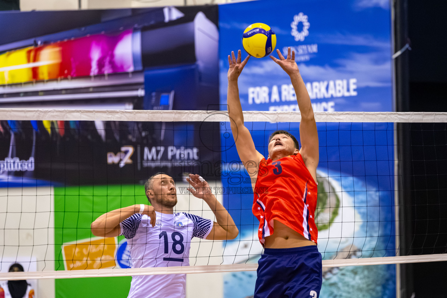 Final of CAVA Champions League 2025 held in Male', Maldives on Wednesday, 23th July 2025 at Social Center Indoor Hall 
Photos By: Mohamed Mahfooz Moosa / images.mv