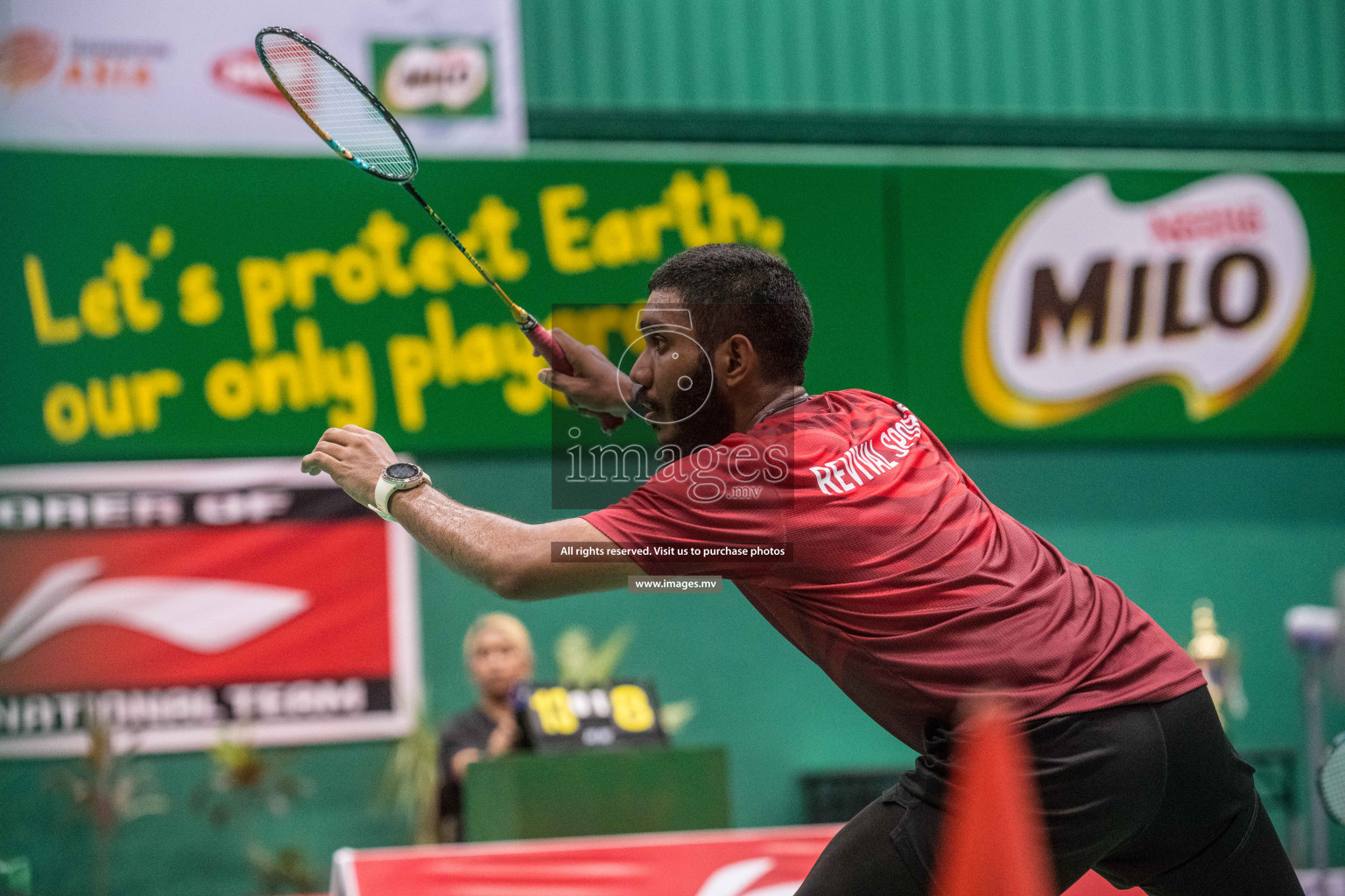 Final of Badminton association mixed group championship 2021 held in Male', Maldives Photos by Nausham Waheed