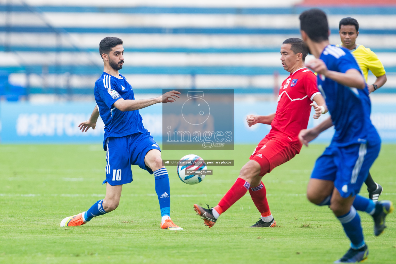 Kuwait vs Nepal in the opening match of SAFF Championship 2023 held in Sree Kanteerava Stadium, Bengaluru, India, on Wednesday, 21st June 2023. Photos: Nausham Waheed / images.mv