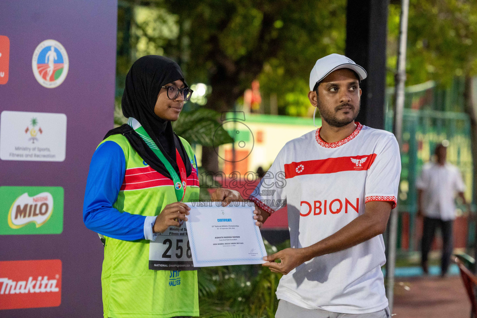 Day 2 of 33rd National Athletics Championship was held in Ekuveni Track at Male', Maldives on Friday, 6th September 2024.
Photos: Ismail Thoriq  / images.mv